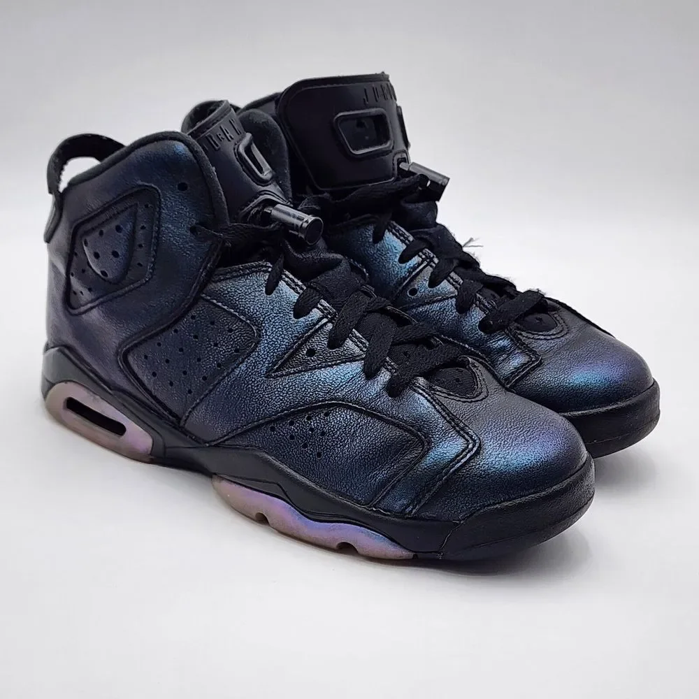 Nike Air Jordan 6 Retro BG All Star Chameleon Size 6Y‎ 907960-015 Boys Shoes